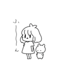 かわいいふたばさよことかきぴー。（個別スタンプ：4）