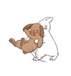 Rabbit with Mask 3（個別スタンプ：6）