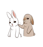 Rabbit with Mask 3（個別スタンプ：9）