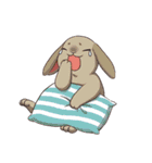 Rabbit with Mask 3（個別スタンプ：17）