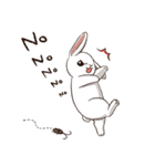 Rabbit with Mask 3（個別スタンプ：35）
