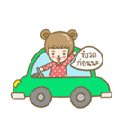 Lovely Beary (Thai)（個別スタンプ：15）