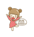 Lovely Beary (Thai)（個別スタンプ：16）