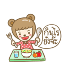 Lovely Beary (Thai)（個別スタンプ：30）