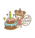 Lovely Beary (Thai)（個別スタンプ：40）