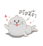 Penguins petulant and seals mischievous（個別スタンプ：1）
