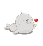 Penguins petulant and seals mischievous（個別スタンプ：6）