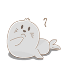 Penguins petulant and seals mischievous（個別スタンプ：22）