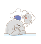 Penguins petulant and seals mischievous（個別スタンプ：30）