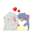 Penguins petulant and seals mischievous（個別スタンプ：34）