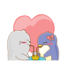 Penguins petulant and seals mischievous（個別スタンプ：35）