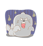 Penguins petulant and seals mischievous（個別スタンプ：40）