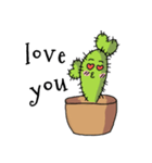 Cactus mini garden（個別スタンプ：4）