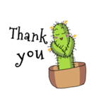 Cactus mini garden（個別スタンプ：36）