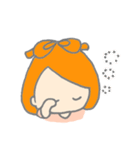 オレンジ色の彼女。（個別スタンプ：20）