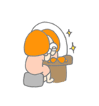 オレンジ色の彼女。（個別スタンプ：26）