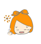 オレンジ色の彼女。（個別スタンプ：30）