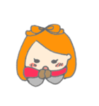 オレンジ色の彼女。（個別スタンプ：31）