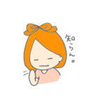オレンジ色の彼女。（個別スタンプ：39）