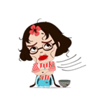 silly girl（個別スタンプ：35）