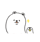 Dough polar bear ＆ penguin（個別スタンプ：26）