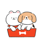 Beagle＆Pomeranian（個別スタンプ：37）