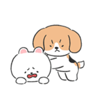 Beagle＆Pomeranian（個別スタンプ：40）