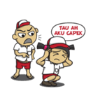 Si Udin ＆ Sarini（個別スタンプ：34）