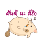 Pig Meow (TH)（個別スタンプ：38）