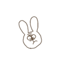 うさちゃん（オス）（個別スタンプ：4）