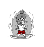 Angry Boxing Girl [ TH ]（個別スタンプ：25）