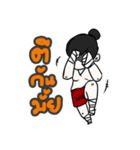 Angry Boxing Girl [ TH ]（個別スタンプ：31）