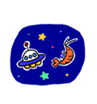 エビと宇宙（個別スタンプ：1）