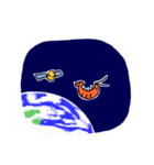 エビと宇宙（個別スタンプ：4）