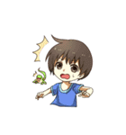 8人と8匹（個別スタンプ：23）