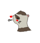 Ferret cu-chan（個別スタンプ：4）