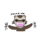 Ferret cu-chan（個別スタンプ：14）