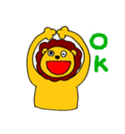 のんびりライオンくん（個別スタンプ：1）