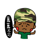 Black soldiers（個別スタンプ：19）