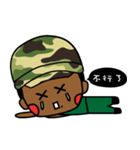 Black soldiers（個別スタンプ：27）