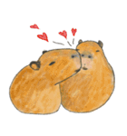 Sweet Capybara（個別スタンプ：13）