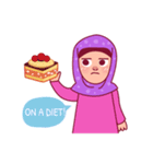 Jihab - Muslim - Girl Sticker Set（個別スタンプ：4）