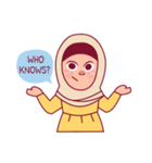 Jihab - Muslim - Girl Sticker Set（個別スタンプ：6）