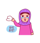 Jihab - Muslim - Girl Sticker Set（個別スタンプ：13）
