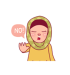 Jihab - Muslim - Girl Sticker Set（個別スタンプ：17）