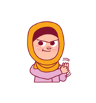 Jihab - Muslim - Girl Sticker Set（個別スタンプ：20）