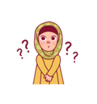 Jihab - Muslim - Girl Sticker Set（個別スタンプ：22）