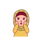 Jihab - Muslim - Girl Sticker Set（個別スタンプ：29）