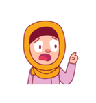 Jihab - Muslim - Girl Sticker Set（個別スタンプ：30）