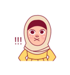 Jihab - Muslim - Girl Sticker Set（個別スタンプ：32）